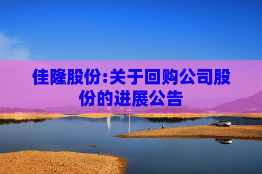 佳隆股份:关于回购公司股份的进展公告