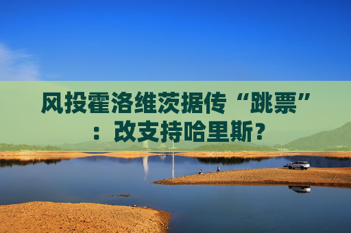 风投霍洛维茨据传“跳票”：改支持哈里斯？