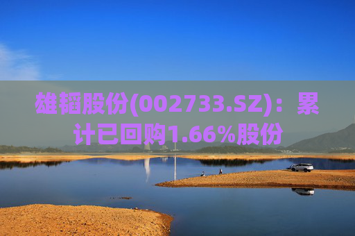 雄韬股份(002733.SZ):累计已回购1.66%股份