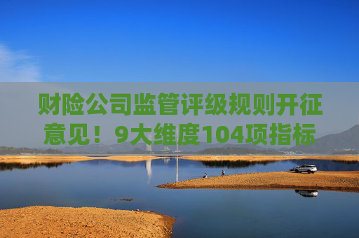 财险公司监管评级规则开征意见！9大维度104项指标统筹风险和发展 中小险企期待差异化监管尽快落地