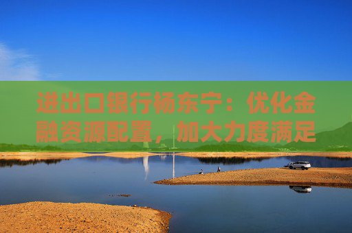 进出口银行杨东宁：优化金融资源配置，加大力度满足企业进口融资需求