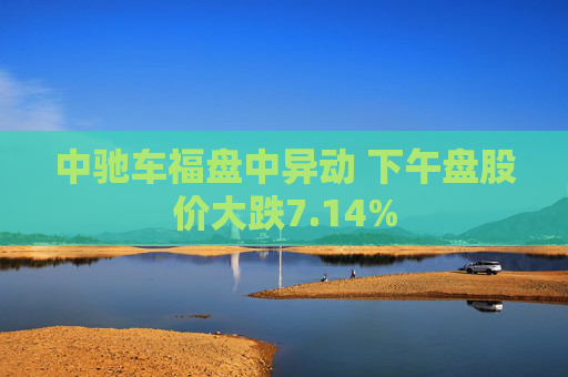 中驰车福盘中异动 下午盘股价大跌7.14%