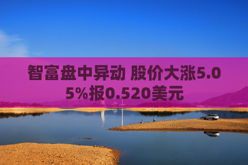 智富盘中异动 股价大涨5.05%报0.520美元