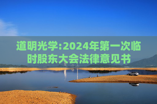 道明光学:2024年第一次临时股东大会法律意见书