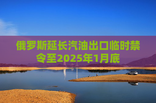 俄罗斯延长汽油出口临时禁令至2025年1月底