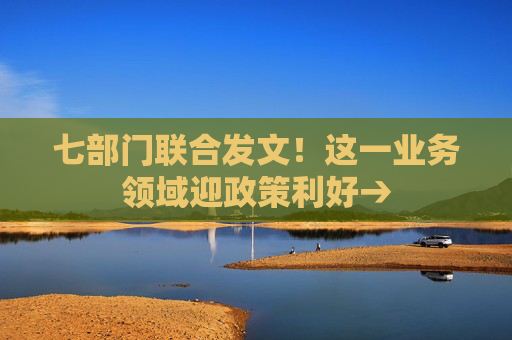 七部门联合发文！这一业务领域迎政策利好→
