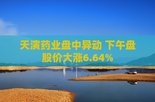 天演药业盘中异动 下午盘股价大涨6.64%