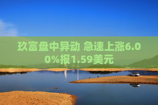 玖富盘中异动 急速上涨6.00%报1.59美元