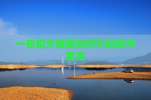 一张聊天截图如何引起股市震荡
