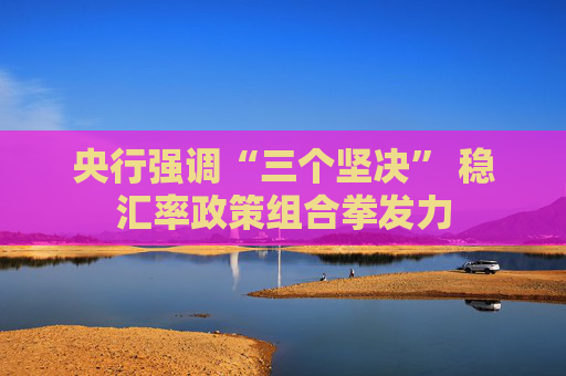央行强调“三个坚决” 稳汇率政策组合拳发力
