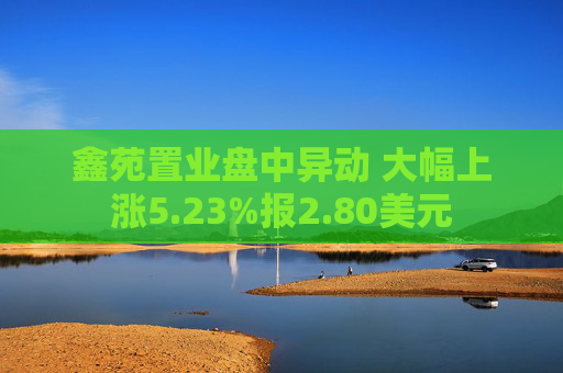 鑫苑置业盘中异动 大幅上涨5.23%报2.80美元