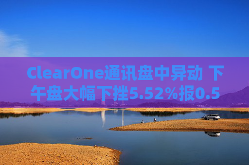 ClearOne通讯盘中异动 下午盘大幅下挫5.52%报0.570美元