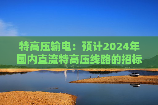 特高压输电：预计2024年国内直流特高压线路的招标量为3条，其中H1招标量为1条、H2招标量为2条