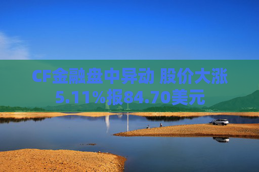 CF金融盘中异动 股价大涨5.11%报84.70美元