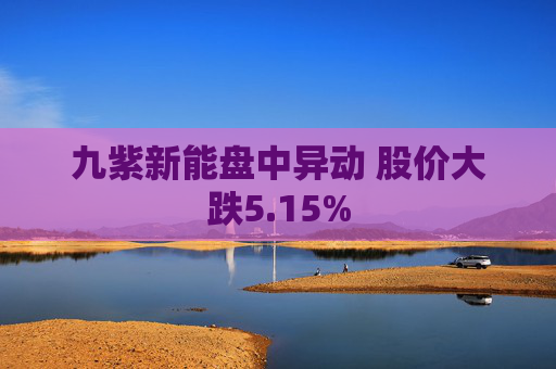 九紫新能盘中异动 股价大跌5.15%