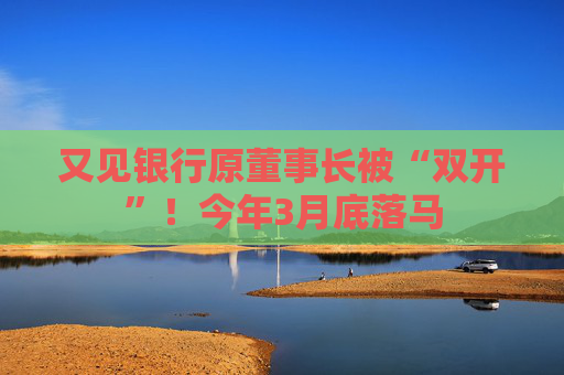 又见银行原董事长被“双开”！今年3月底落马