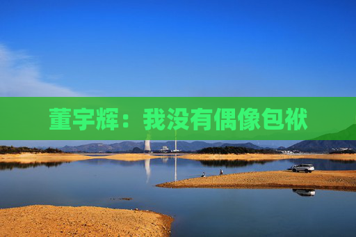 董宇辉：我没有偶像包袱