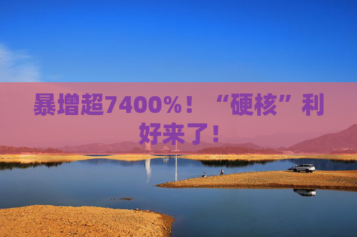 暴增超7400%！“硬核”利好来了！