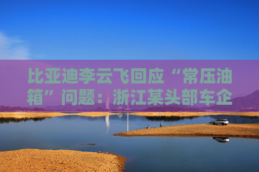 比亚迪李云飞回应“常压油箱”问题：浙江某头部车企，2018-2023年多款PHEV车型采用常压油箱方案