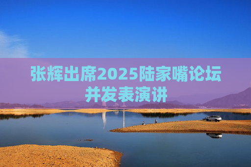 张辉出席2025陆家嘴论坛并发表演讲