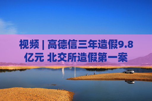 视频 | 高德信三年造假9.8亿元 北交所造假第一案