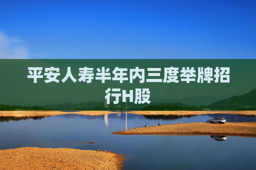 平安人寿半年内三度举牌招行H股