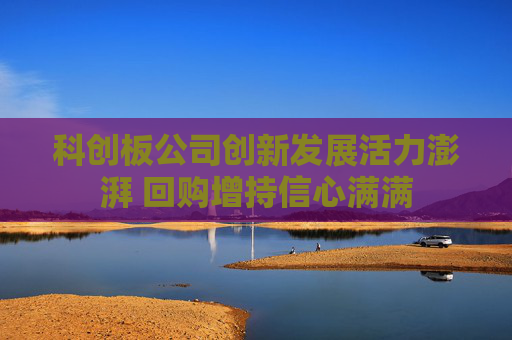 科创板公司创新发展活力澎湃 回购增持信心满满