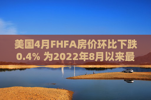 美国4月FHFA房价环比下跌0.4% 为2022年8月以来最大跌幅