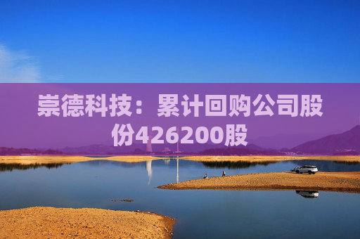 崇德科技：累计回购公司股份426200股