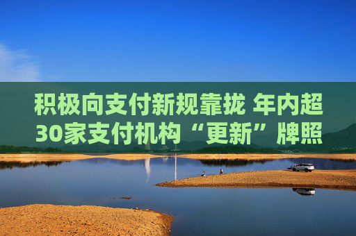 积极向支付新规靠拢 年内超30家支付机构“更新”牌照信息