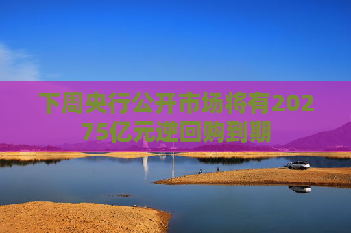 下周央行公开市场将有20275亿元逆回购到期