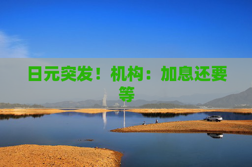 日元突发!机构:加息还要等
