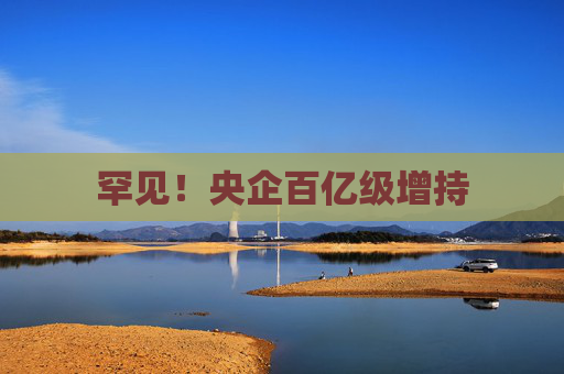 罕见！央企百亿级增持