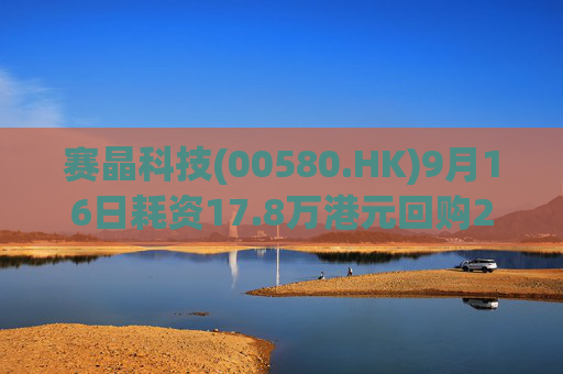 赛晶科技(00580.HK)9月16日耗资17.8万港元回购20万股