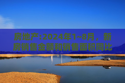 房地产:2024年1~8月,新房销售金额和销售面积同比下降了23.6%和18%