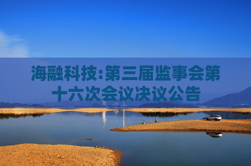 海融科技:第三届监事会第十六次会议决议公告